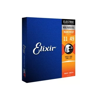 Elixir 12102 Medium (11-49) NW elektromos gitárhúrok