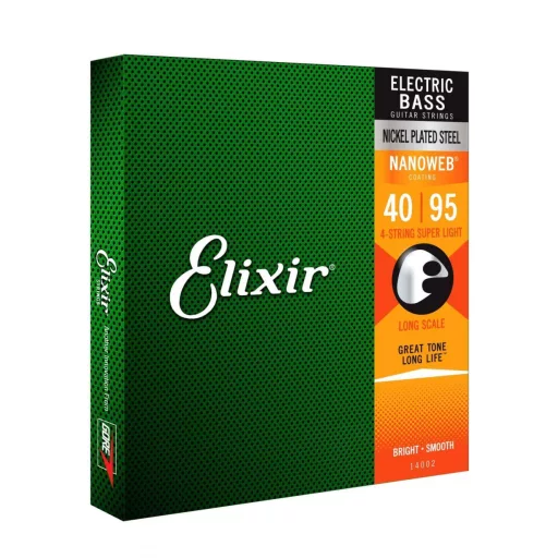 Elixir 14002 Super Light (40-95) NW Long Scale basszusgitár húr készlet