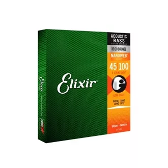   Elixir 14502 Akusztikus Basszus Light (45-100) NW húrok basszus-akusztikus