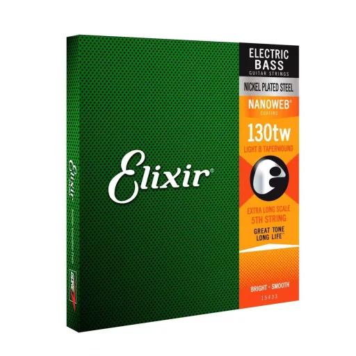 Elixir 15433 egyedi basszusgitár húr x-long 130 tw
