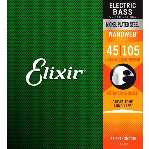 Elixir 14207 5 String LT/Med(45-105,135) NV Long Scale basszusgitár húrok