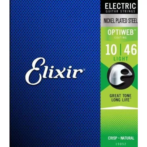 Elixir 19052 Optiweb Light – elektromos gitárhúrok 10-46