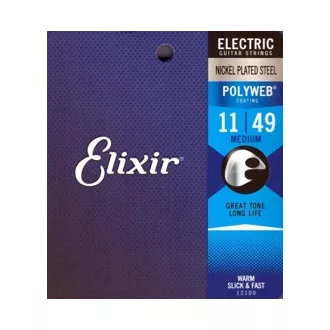 Elixir 12100 Medium (11-49) PW - elektromos gitár húrok
