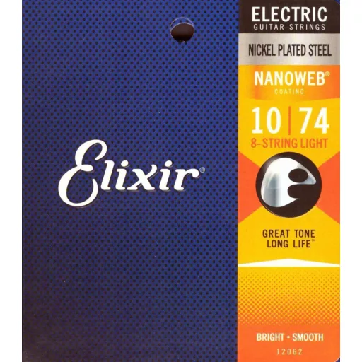 Elixir 12062 Light (10-74) NW elektromos gitár húrok - 8