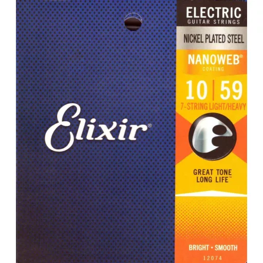 Elixir 12074 Light-Heavy (10-59) NW - húrok elektromos gitárhoz - 7