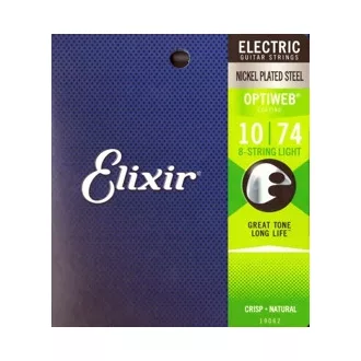   Elixir 19062 Optiweb Lt (10-74) - elektromos gitárhúrok - 8