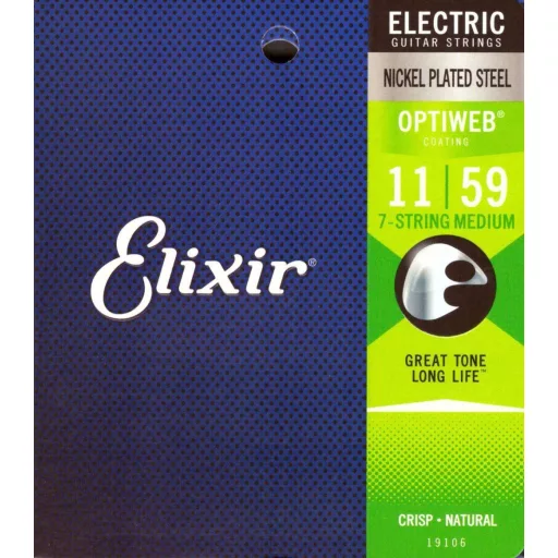 Elixir 19106 Optiweb medium (11-59) - elektromos gitárhúrok - 7
