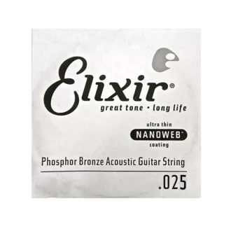 Elixir 14125 - egyedi húr NW 025 Ph Br