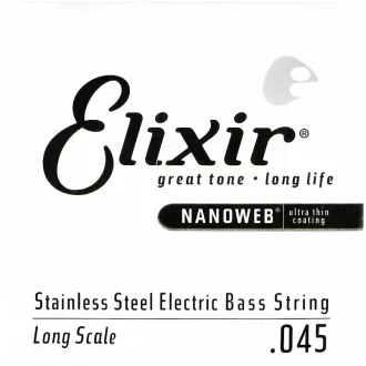Elixir 13346 Bass SS NW 045 single