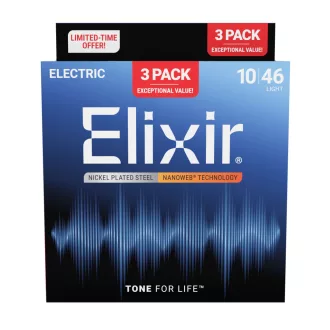   Elixir 16567 Elec Nckl NW Lt (3Pk 12052) - hármas húrkészlet