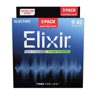   Elixir 16571 Elec Nckl OW SuLt (3Pk 19002) - hármas húrkészlet