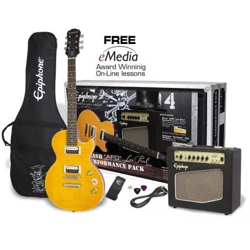 Epiphone *DISC* SLASH "AFD" LP SPECIAL II PERFORMANCE PACK gitár készlet