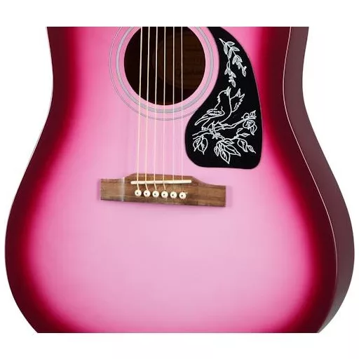 Epiphone *DISC* Starling Square Shoulder Hot Pink Pearl akusztikus gitár