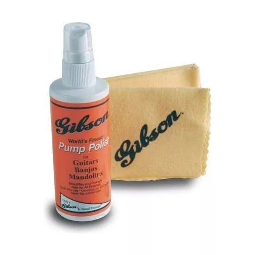 Gibson GG-950 Pump Polish And Standard Polish Cloth Combo - tisztítókendő készlet