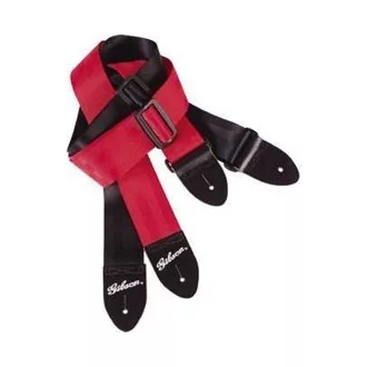   Gibson GSB10 Regular Style 2" Safety Strap Jet Black gitárheveder
