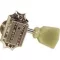 Gibson MH-010 Vintage Nickel Hangolókulcs/Anyaggyöngyház Gombok - kulcsok