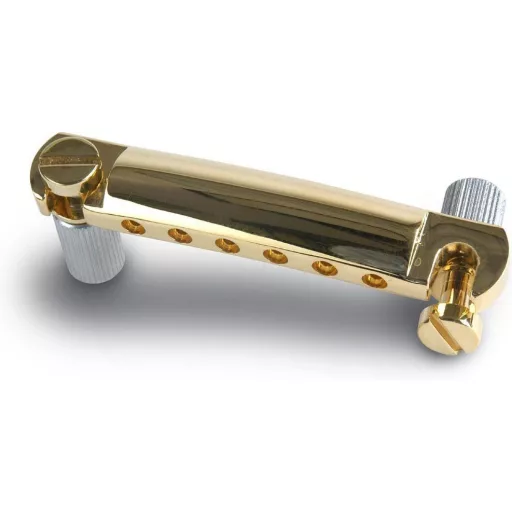 Gibson TP020 Gold Stop Bar With Studs & Inserts - húrláb