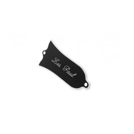 Gibson TR061 Historic 61 Truss Rod Cover "Les Paul" Black - takarólemez a húrrögzítő pálcához