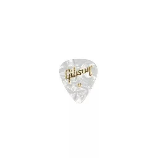 Gibson Pearloid White Picks, 12 Pack, Medium gitárpengetők