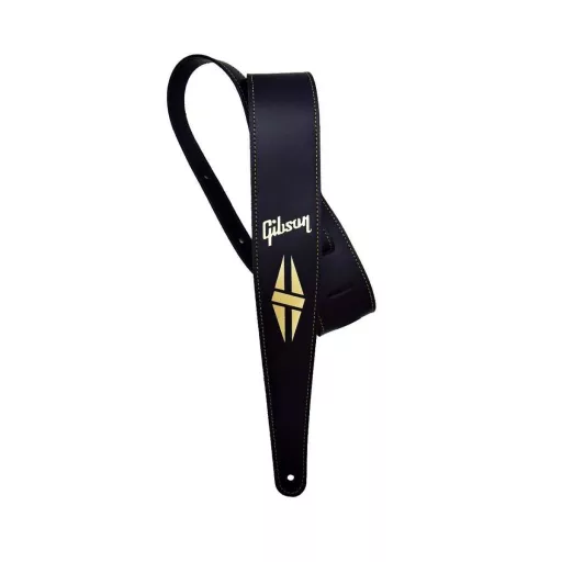 Gibson The Split-Diamond, fekete gitár heveder