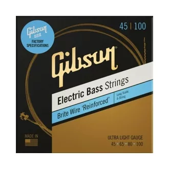   Gibson SBG-LSUL Long Scale Brite Wire Electric Bass Strings, 4-húros, körhuzal basszusgitár húrok