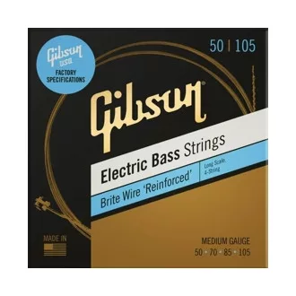   Gibson SBG-LSM Long Scale Brite Wire Electric Bass Strings, 4-String, Roundwound basszusgitár húrok