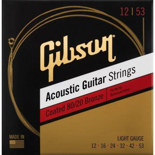 Gibson SAG-CBRW12 Coated 80/20 Bronze akusztikus gitár húrok