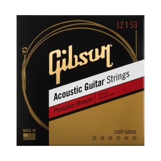   Gibson SAG-PB12 Phosphor Bronze Acoustic Guitar Strings akusztikus gitár húrok