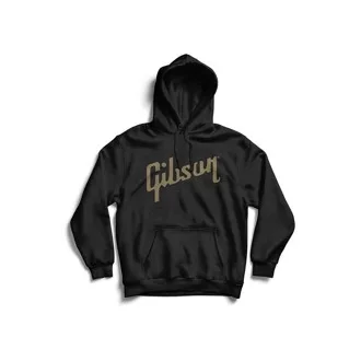 Gibson Logo Hoodie (Fekete) - XXL - pulóver