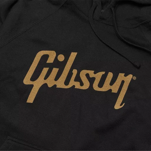 Gibson Logo Hoodie (Fekete) - MD - kapucnis pulóver