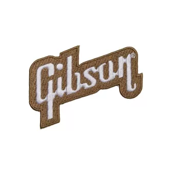Gibson Logo Patch, Gold - felvarró