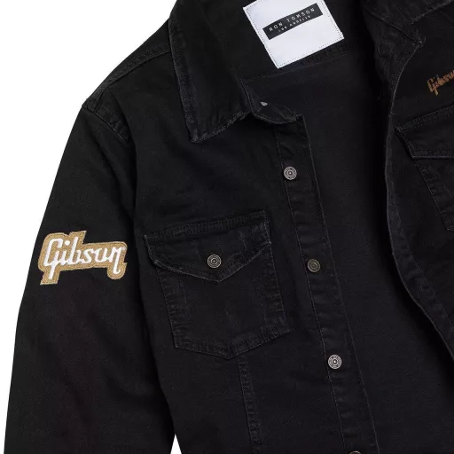 Gibson Logo Patch, Gold - felvarró
