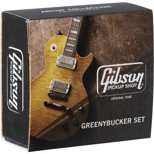 Gibson Kirk Hammett Greenybucker Szett (Dupla fekete, Nikkel burkolat, Kezeletlen, Ritmus hangszedő fordított polaritású, T: 8.7k, R: 8.3K, Alnico 2)