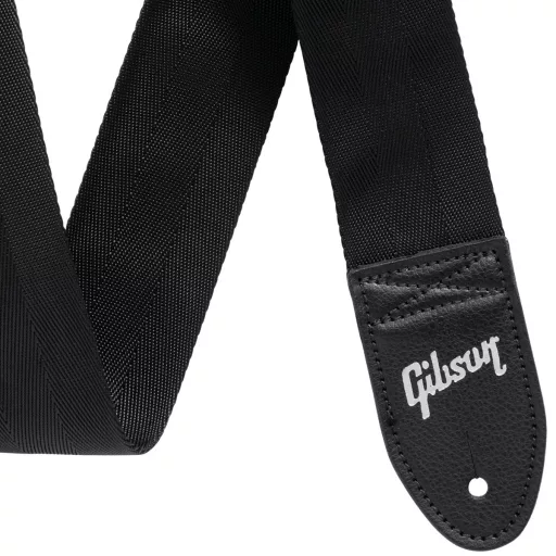 Gibson The Seatbelt (Black) Black gitárszíj