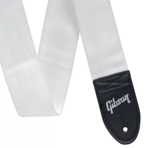 Gibson The Seatbelt (White) White gitár heveder