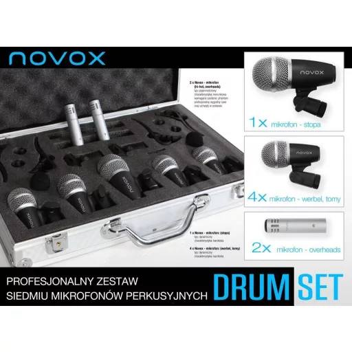 Novox Drum Set - dob mikrofonkészlet