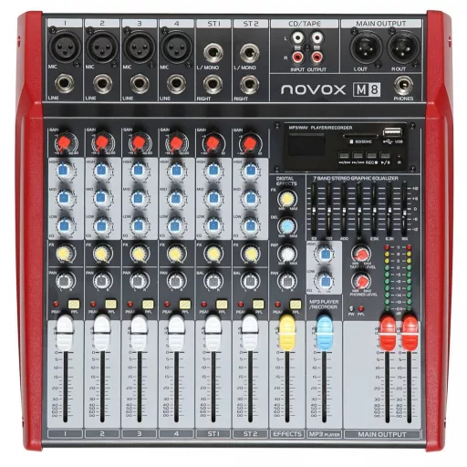 Novox M8 - audio keverő