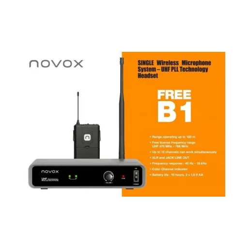 Novox FREE B1 - vezeték nélküli rendszer