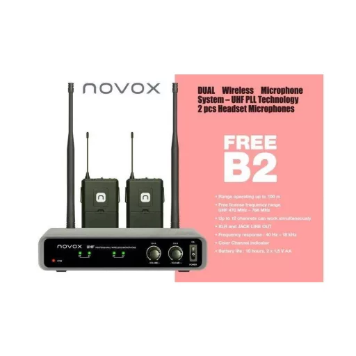 Novox FREE B2 - vezeték nélküli rendszer