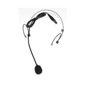   Novox MH01B - fejre szerelhető mikrofon, mini XLR 3 tűs, fekete