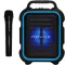 Novox Mobilite Blue - aktív oszlop USB/MP3/BT, akkumulátor, vezeték nélküli mikrofonnal