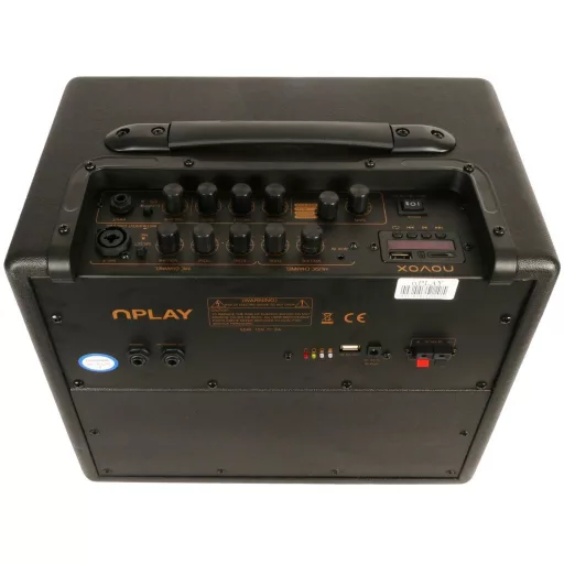 Novox *DISC* nPlay - gitár erősítő, USB/MP3/BT, akkumulátor, mikrofonnélküli