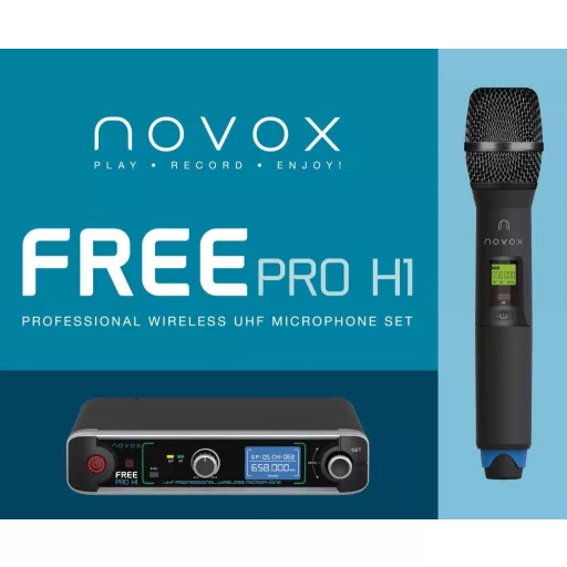 Novox FREE PRO H1 - Vezeték nélküli egyedi mikrofon