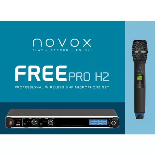 Novox FREE PRO H2 - Kétcsatornás vezeték nélküli mikrofon