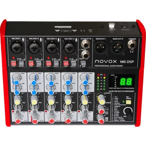 Novox M6 DSP MKII audio keverő