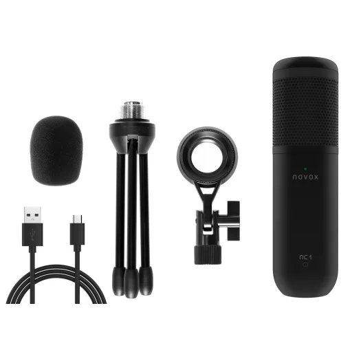 Novox NC-1 ÚJ mikrofon USB+állvány