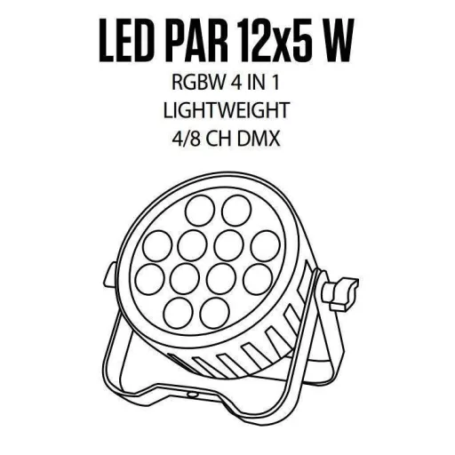 Fractal Lights *DISC* PAR LED 12 x 5 W