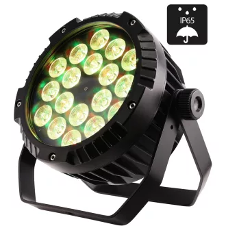   Fractal Lights OPTIRAY 18x15W RGBWA 5in1 LED PAR IP65 Vízálló - LED lámpa