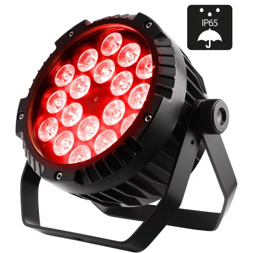 Fractal Lights OPTIRAY 18x15W RGBWA 5in1 LED PAR IP65 Vízálló - LED lámpa