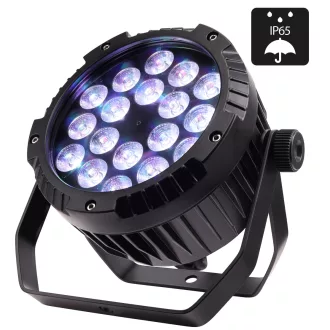   Fractal Lights OPTIRAY 18x18W RGBWA+UV 6in1 LED IP65 Vízálló - LED lámpa